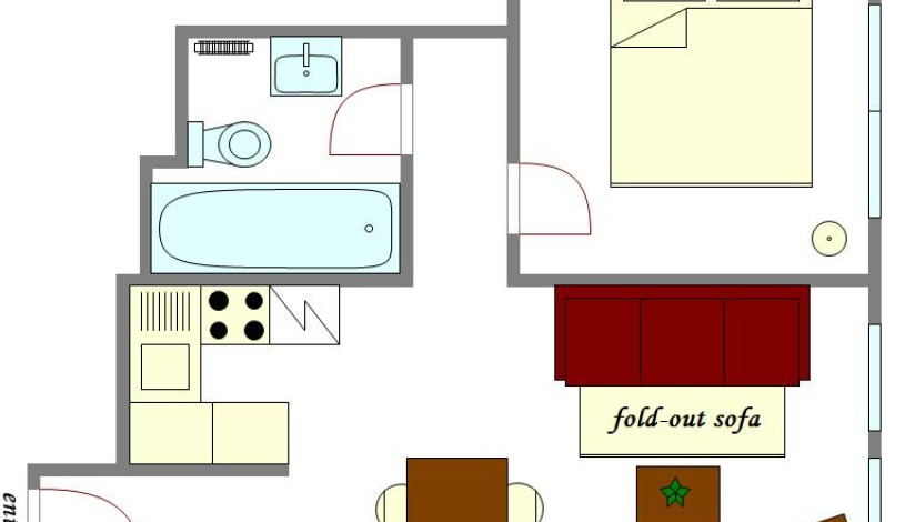 Apartamenty Theatre Praha - Apartament (1 sypialnia)