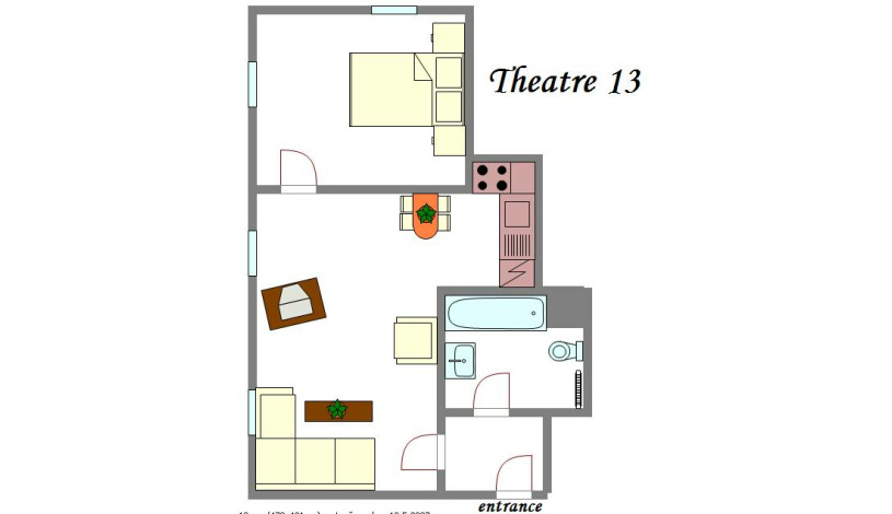 Apartamenty Theatre Praha - Apartament (1 sypialnia)
