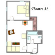 Apartments Theatre Praha - 1-комнатная квартира