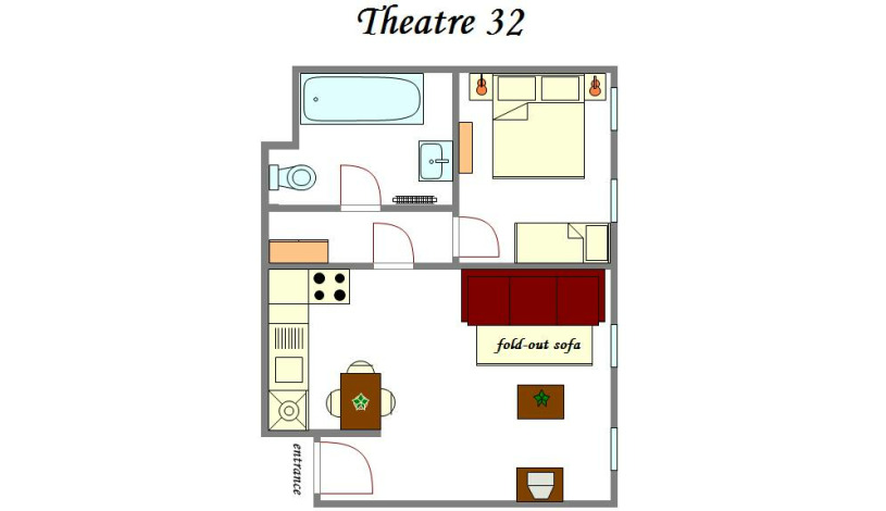 Apartamenty Theatre Praha - Apartament (1 sypialnia)