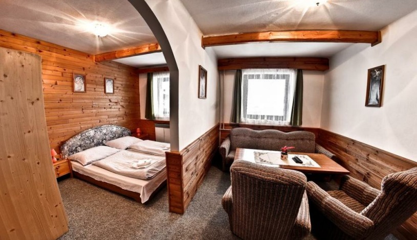 Pension Pretty Harrachov - Dvoulůžkový s přistýlkou, Dvoulůžkový