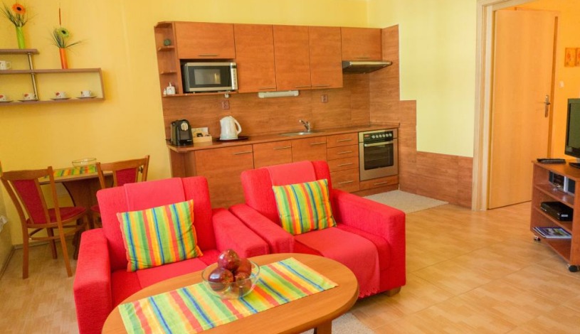 Penzion Sinfonietta Luhačovice - Apartmán, Studio, Samostatný dvojlůžkový pokoj, TOP Apartmán