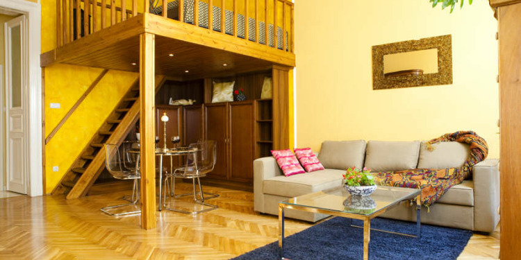 1-bedroom Budapest Belváros with kitchen for 6 persons