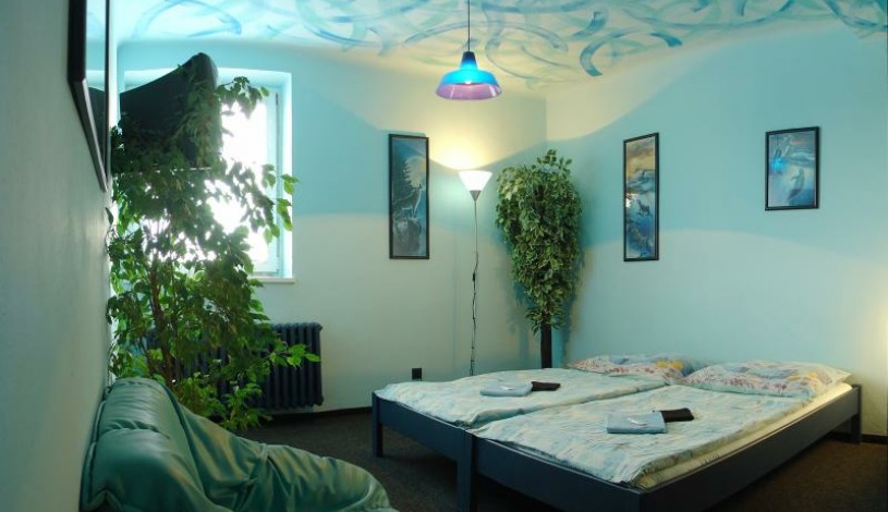 Hotel CADE Písek - Čtyřlůžkový pokoj, Dvoulůžkový pokoj