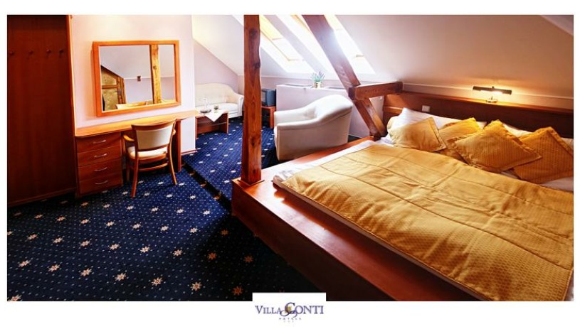 Hotel VILLA CONTI Písek - Jednolůžkový pokoj, Dvoulůžkový
