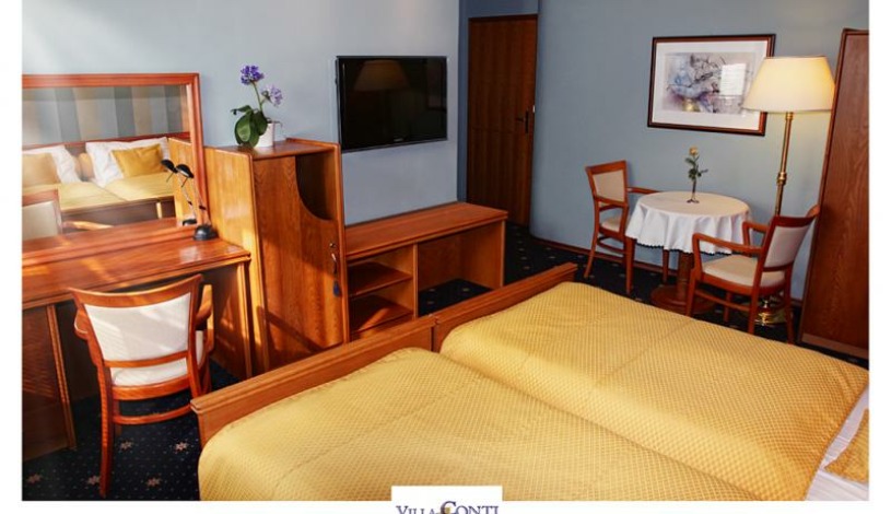 Hotel VILLA CONTI Písek - Jednolůžkový pokoj, Dvoulůžkový
