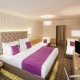 Dvoulůžkový pokoj typu Deluxe s manželskou postelí nebo oddělenými postelemi a balkónem - Pytloun Wellness Hotel Harrachov****