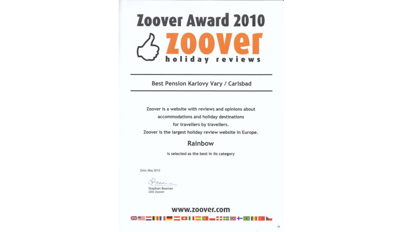 Wellness pension Rainbow ® Karlovy Vary