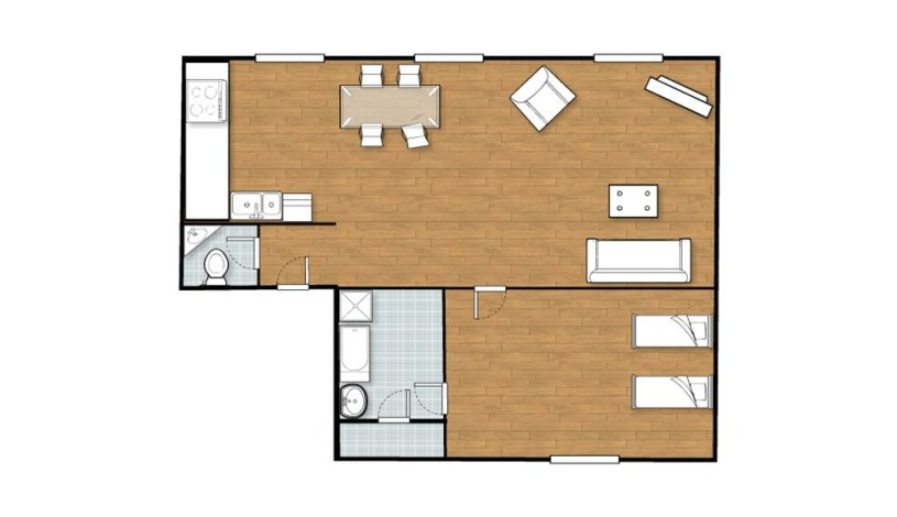 Apartment Rue Auguste Orts Brussel - Bourse 2