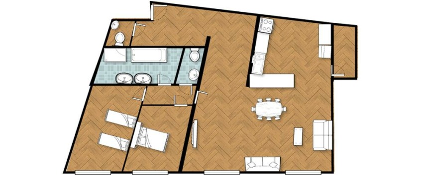 Apartment Rue de l'Evêque Brussel - Opera 403