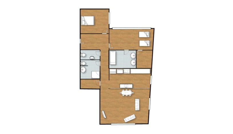 Apartment Rue du Poinçon Brussel - Loft 6