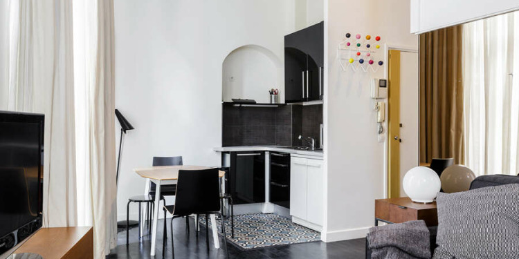 3-bedroom Paris Mail with kitchen for 5 persons