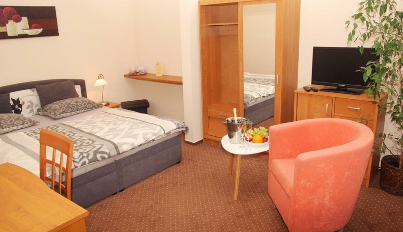 PENZION SARAYA WELLNESS Teplice - Pokoj Deluxe, Pokoj Deluxe Magniflex s vanou