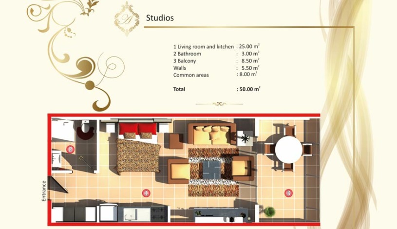 Apartment Sarıhasanlı Cd Alanya - Apt 31451