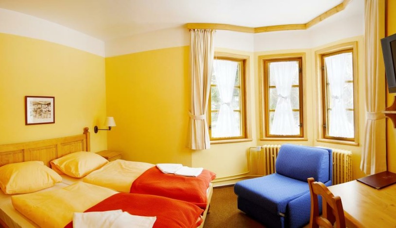 Alpský hotel***+ Špindlerův Mlýn - Dvoulůžkový pokoj s možností přistýlky