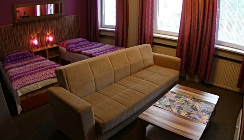 Penzion Císař Teplice - třílůžkový pokoj, dvoulůžkový pokoj