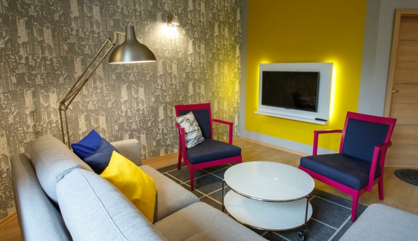 Vila Terra Luhačovice - Dvoupokojový apartmán s kuchyňkou, balkónem