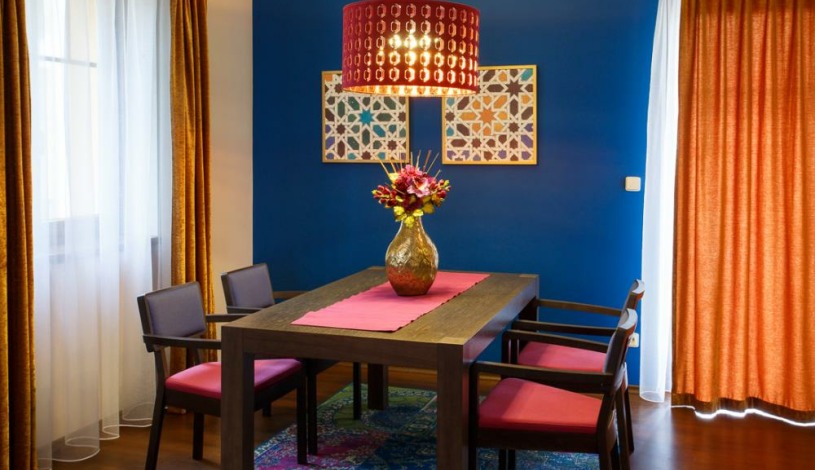 Vila Terra Luhačovice - Dvoupokojový apartmán s kuchyňkou, balkónem