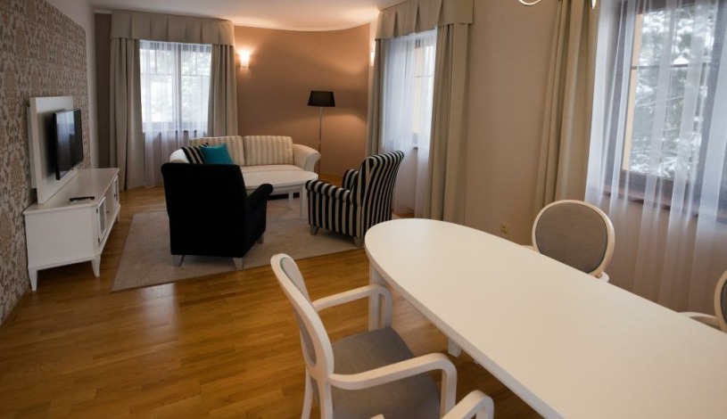Vila Terra Luhačovice - Jednopokojový apartmán s kuchyňkou