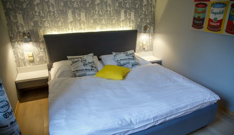 Vila Terra Luhačovice - Dvoupokojový apartmán s kuchyňkou, balkónem