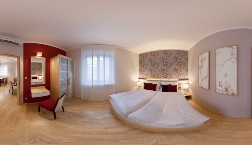 Vila Terra Luhačovice - Dvoupokojový apartmán s kuchyňkou, balkónem