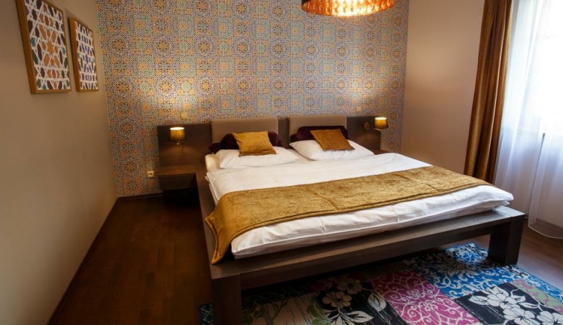 Vila Terra Luhačovice - Dvoupokojový apartmán s kuchyňkou, balkónem