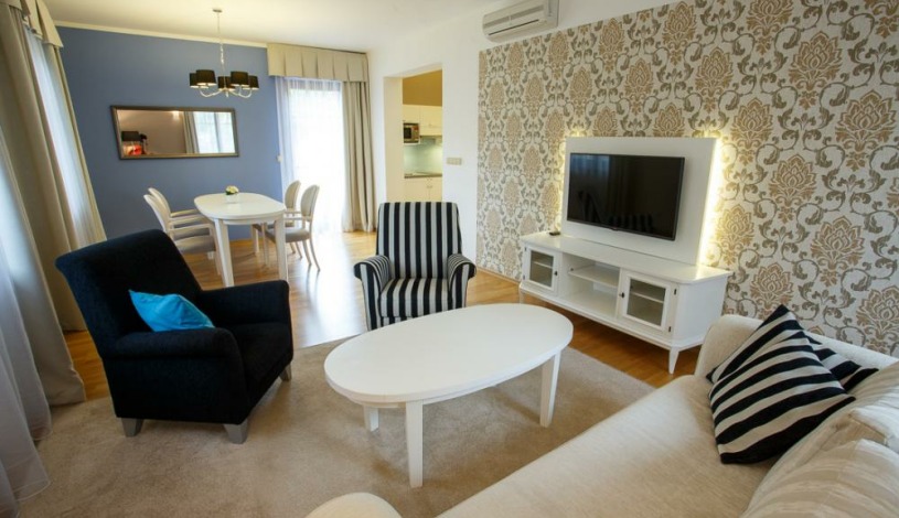 Vila Terra Luhačovice - Dvoupokojový apartmán s kuchyňkou, balkónem