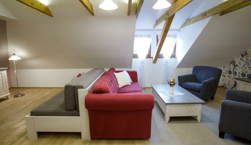 Vila Terra Luhačovice - Apartmán v podkroví s kuchyňkou