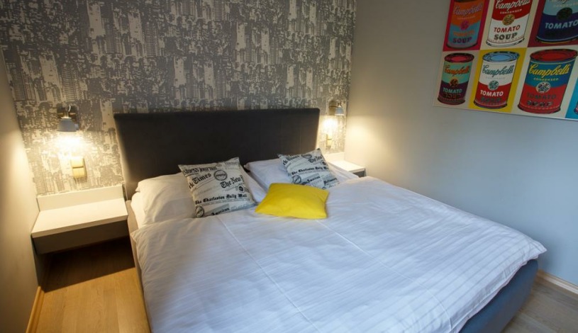 Vila Terra Luhačovice - Dvoupokojový apartmán s kuchyňkou, balkónem