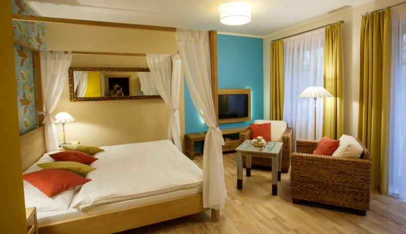 Vila Terra Luhačovice - Jednopokojový apartmán s kuchyňkou