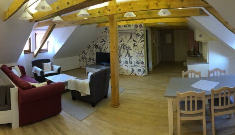 Vila Terra Luhačovice - Apartmán v podkroví s kuchyňkou