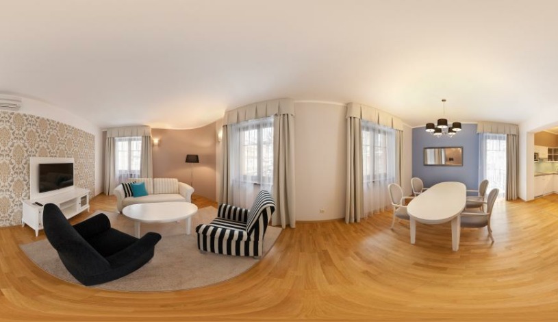 Vila Terra Luhačovice - Dvoupokojový apartmán s kuchyňkou, balkónem