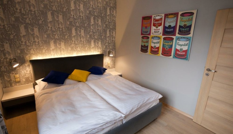 Vila Terra Luhačovice - Jednopokojový apartmán s kuchyňkou