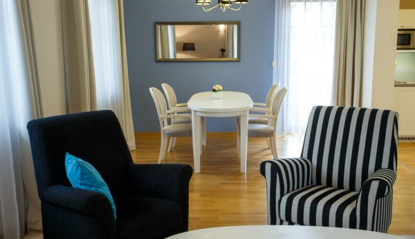 Vila Terra Luhačovice - Dvoupokojový apartmán s kuchyňkou, balkónem