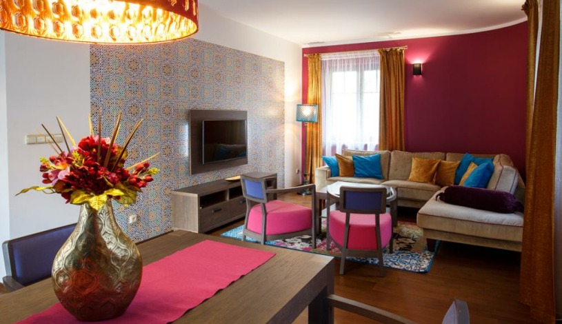 Vila Terra Luhačovice - Dvoupokojový apartmán s kuchyňkou, balkónem