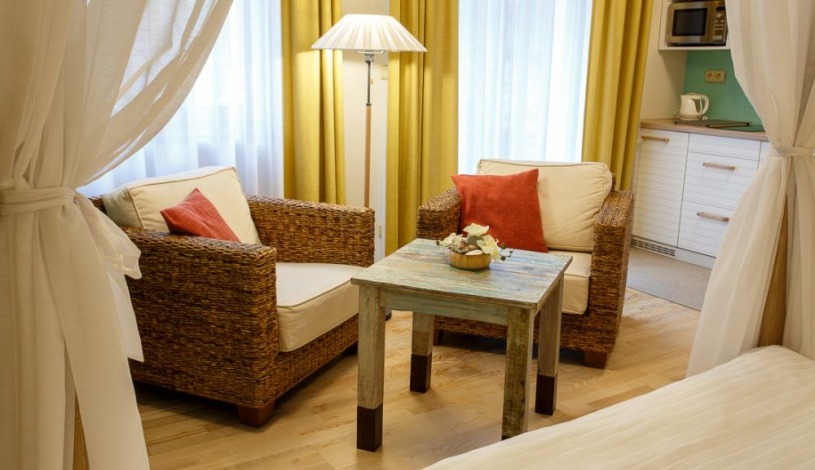 Vila Terra Luhačovice - Jednopokojový apartmán s kuchyňkou