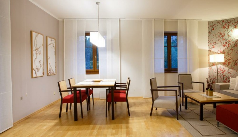 Vila Terra Luhačovice - Dvoupokojový apartmán s kuchyňkou, balkónem