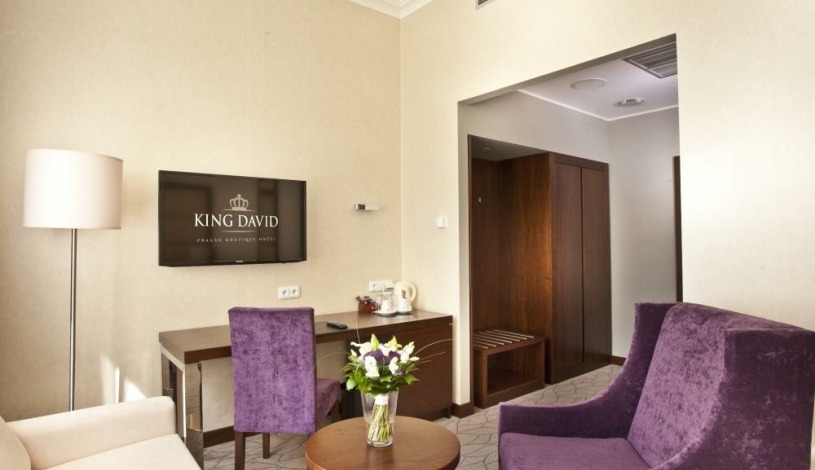 Hotel King David Prague Praha - 2-lůžkový pokoj Deluxe, Deluxe Twin Room