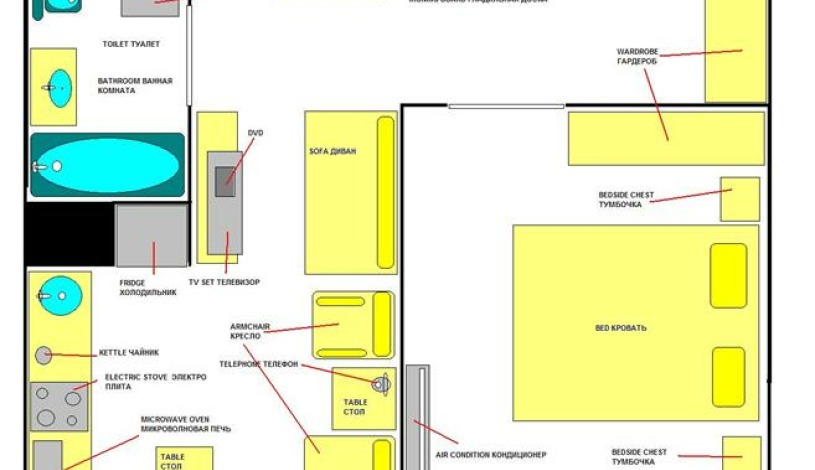 Apartment ulitsa Novyy Arbat Moscow - Apt 21031