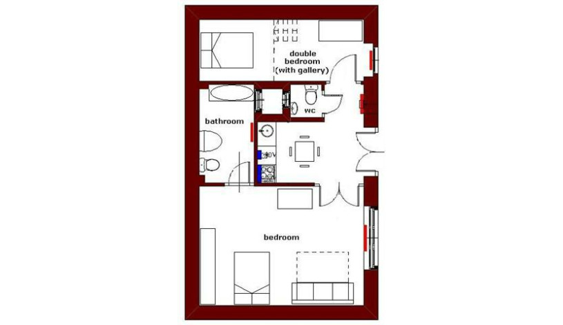 Apartment Veres Pálné utca Budapest - Apt 17804
