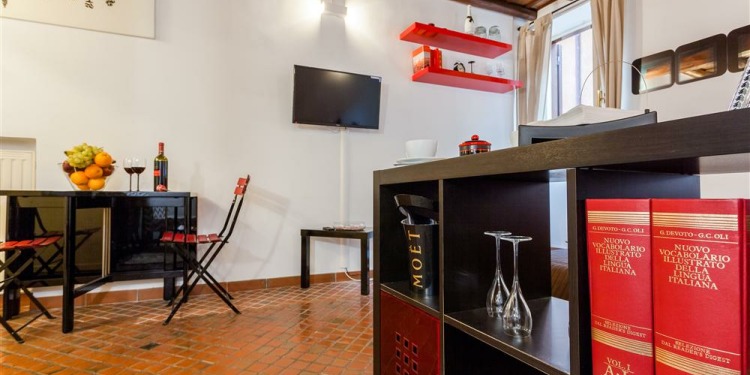 1-Schlafzimmer Appartement Roma Trastevere mit Küche für 2 Personen