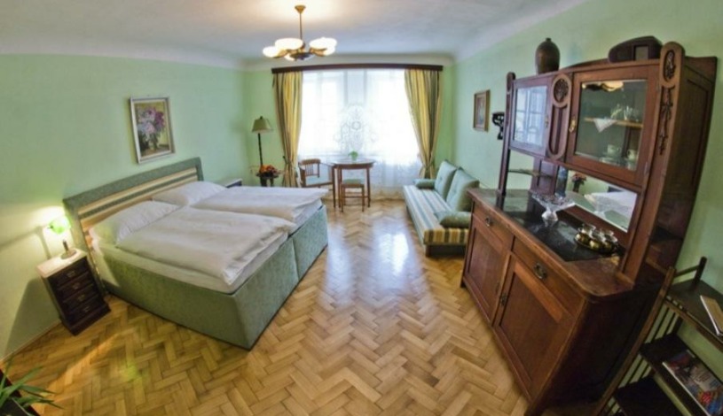 Ubytování v soukromí Zdravá kavárna Mikulov - Dvoulůžkový pokoj