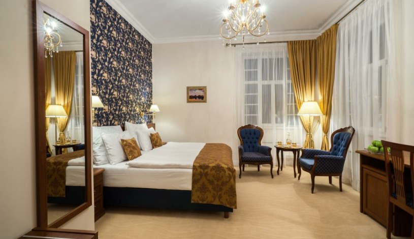 Hotel Katerina Znojmo - Dvojlůžkový pokoj typu Standart s panoramatickým výhledem