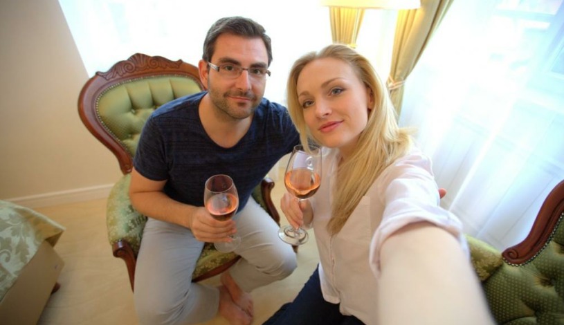 Hotel Katerina Znojmo - Dvojlůžkový pokoj typu Standart s panoramatickým výhledem